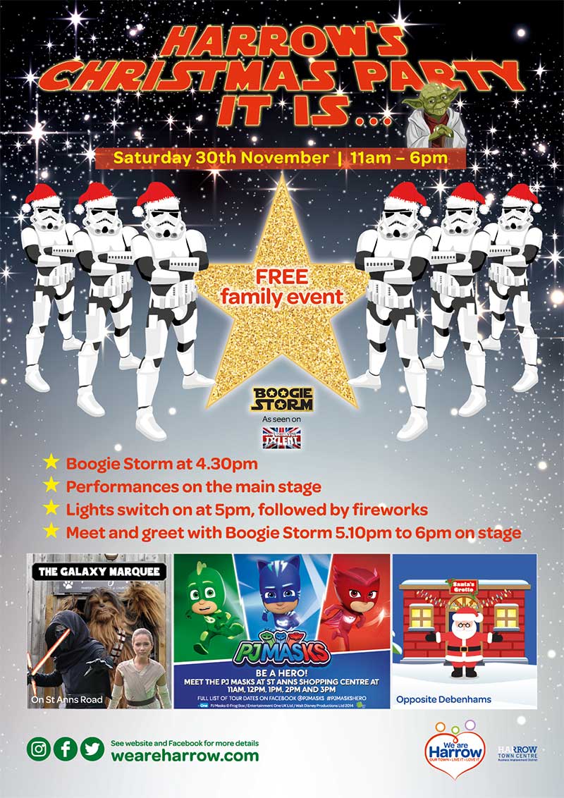Harrow Star Wars Christmas Party 2019